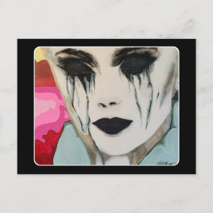 ‘The Chill’ Painting on a  Postcard