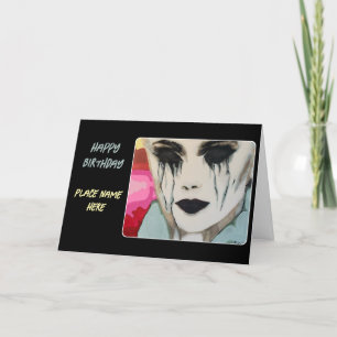 ‘The Chill’ Painting on a  Thank You Card