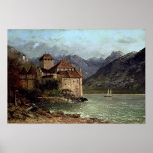 The Chillon Castle, 1875 Poster
