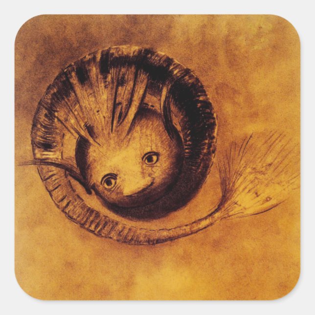 The Chimera Square Sticker (Front)