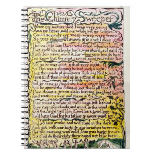 'The Chimney Sweeper', plate 7 (Bentley 12) from ' Notebook