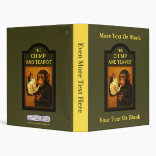 The Chimp And Teapot Pub 3 Ring Binder