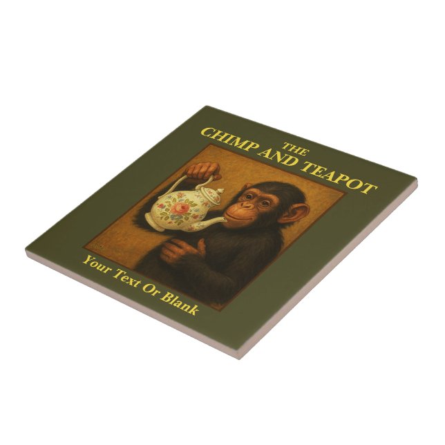 The Chimp And Teapot Pub Tile (Side)