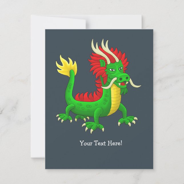 The Chinese Dragon Card (Front)