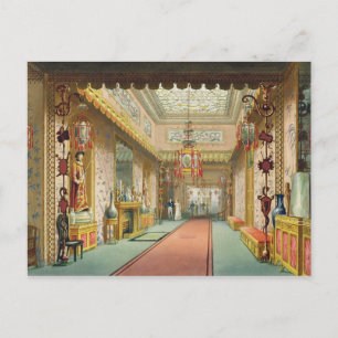 The Chinese Gallery, from 'Views of the Royal Pavi Postcard