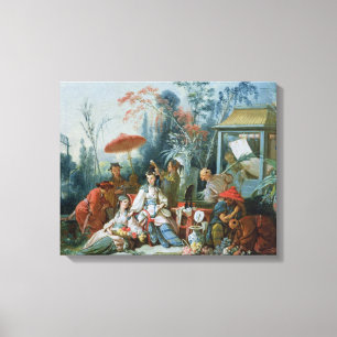 The Chinese Garden, c.1742 Canvas Print