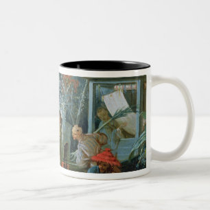 The Chinese Garden, c.1742 Two-Tone Coffee Mug