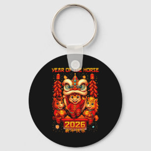 The Chinese Outfits Horse Keychain