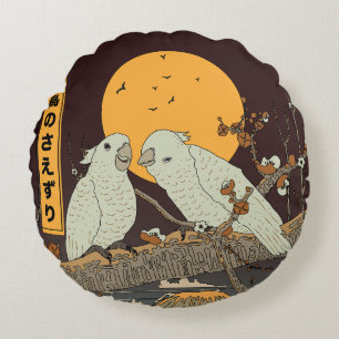 The chirping of small birds round pillow