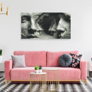 The Chiseled infinity Canvas Print