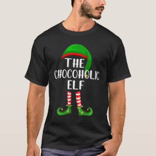The Chocoholic Elf Matching Family Christmas T-Shirt