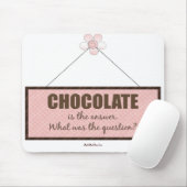 The Chocolate Answer Mouse Pad (With Mouse)