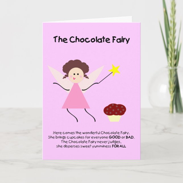The Chocolate Fairy Holiday Card (Front)