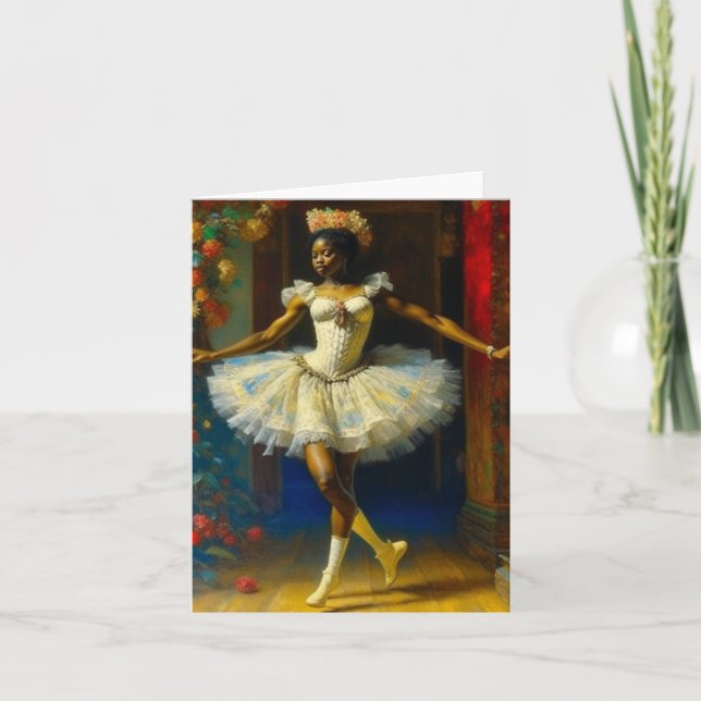 The Chocolate Nutcracker-Ballerina Card (Front)