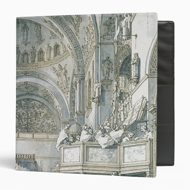 The Choir Singing in St. Mark's Basilica, Binder (Front/Inside)