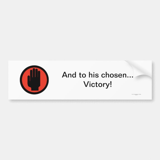 The Chosen Official Logo Bumper Sticker (Front)