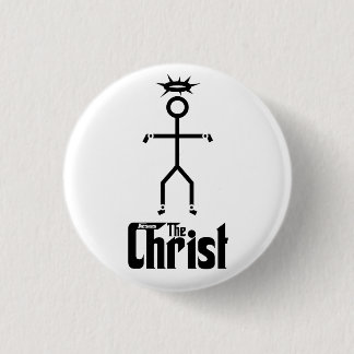 The christ 1 inch round button