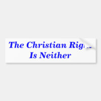 The Christian Right Is Neither Bumper Sticker