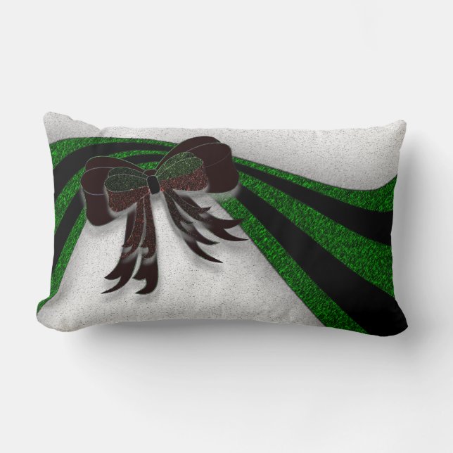 The Christmas Bow - Lumbar Pillow (Front)
