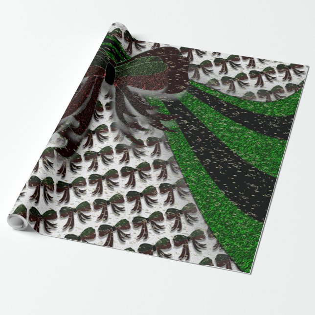 The Christmas Bow - Wrapping Paper (Unrolled)