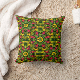 The Christmas Cactus....... Throw Pillow