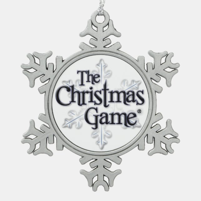 The Christmas Game Snowflake Ornament (Front)