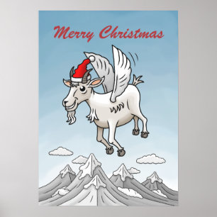 The Christmas Goat's Flight Poster