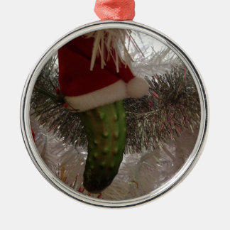 The Christmas Pickle Metal Ornament