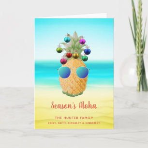 The Christmas Pineapple    Greeting Card