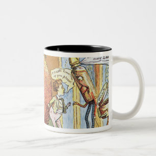 The Christmas Pudding Two-Tone Coffee Mug