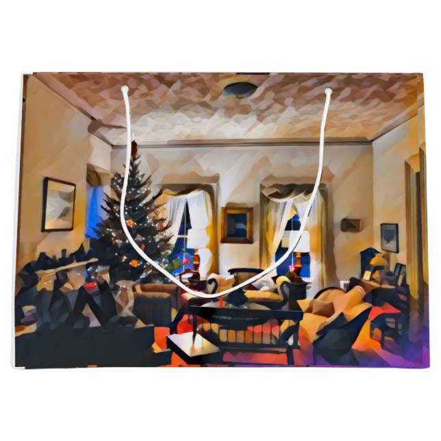 The Christmas Room Large Gift Bag (Front)