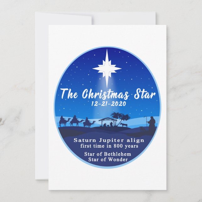 The Christmas Star Holiday Card (Front)