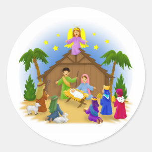 The Christmas story Classic Round Sticker