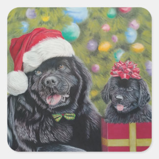 The Christmas Surprise     Square Sticker