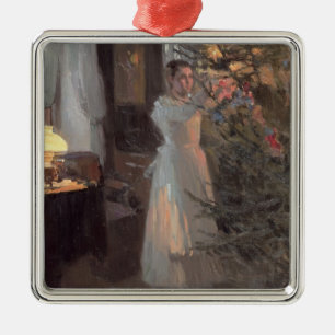 The Christmas Tree, 1910 Metal Ornament