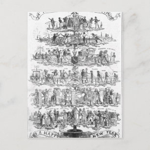 The Christmas Tree Holiday Postcard