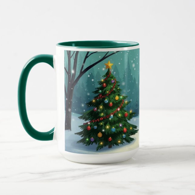 The Christmas Tree Mug (Left)