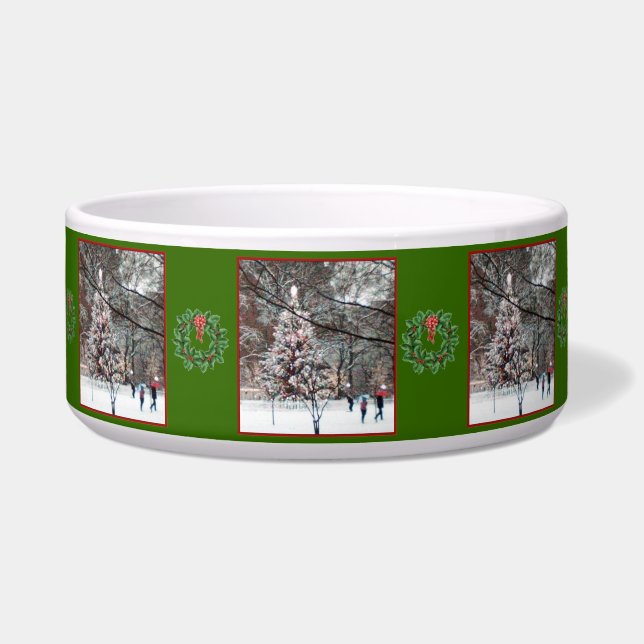 'The Christmas Tree' Pet Bowl (Front)