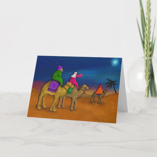 The Christmas Wise Men Holiday Card (Front)