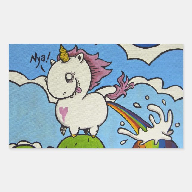 The Chubby Unicorn Sticker (Front)