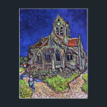 The Church at Auvers by Vincent van Gogh 1890 Postcard<br><div class="desc">To the best of my knowledge these images are in public domain and believed to be free to use without restriction in the US. 
 Please contact me if you discover that any of these images are not in Public Domain.</div>
