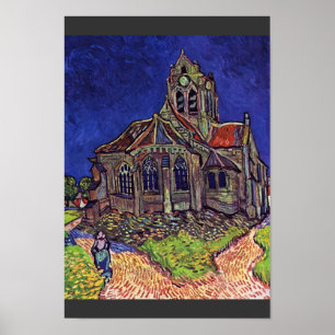 The Church At Auvers-Sur-Oise, By Vincent Van Poster