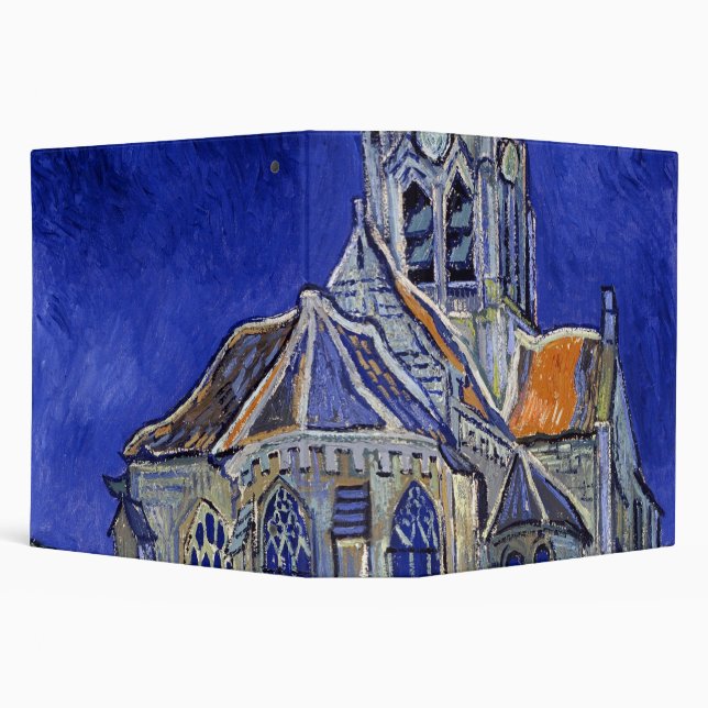 The Church at Auvers, Van Gogh Binder (Background)
