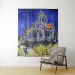 The Church at Auvers, Van Gogh Tapestry<br><div class="desc">Vincent Willem van Gogh (30 March 1853 – 29 July 1890) was a Dutch post-impressionist painter who is among the most famous and influential figures in the history of Western art. In just over a decade, he created about 2, 100 artworks, including around 860 oil paintings, most of which date...</div>