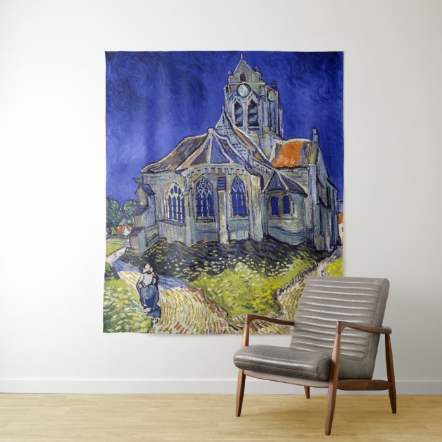 The Church at Auvers, Van Gogh Tapestry (In Situ)