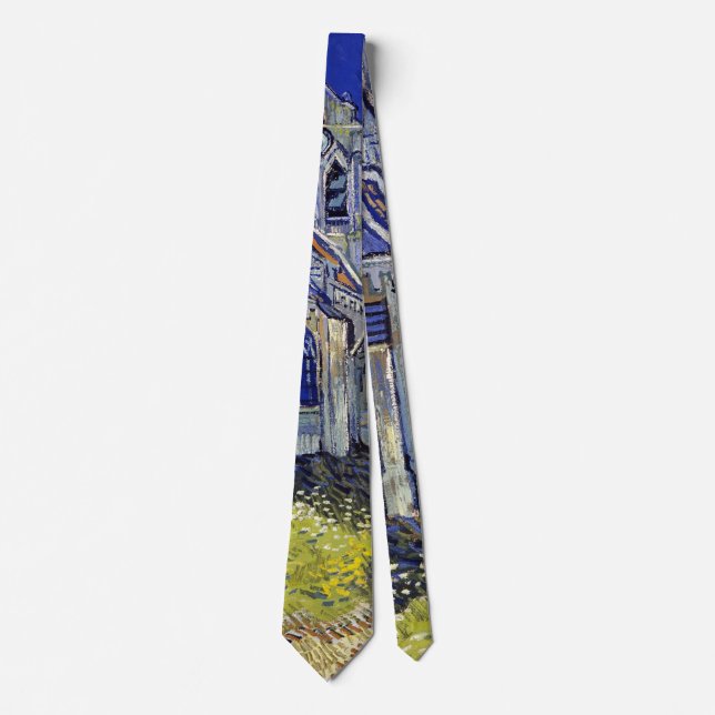 The Church at Auvers, Van Gogh Tie (Front)