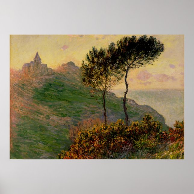The Church at Varengeville - Claude Monet Poster (Front)