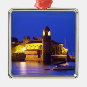 The church Eglise Notre Dame des Anges, our lady Metal Ornament