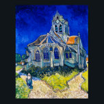 The Church in Auvers-sur-Oise by Vincent van Gogh Poster<br><div class="desc">Artist: Vincent van Gogh.
Date: 1890.</div>