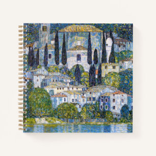 The Church in Cassone Gustav Klimt Poster Notebook